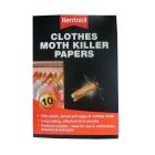 Rentokil - Clothes Moth Killer Papers - Pack 10