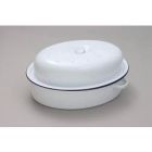 Falcon Oval Roaster - Traditional White - 30cm x 21.5cm x 14.5D