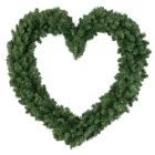 Kaemingk Imperial Christmas Heart Wreath - Indoor - Green - dia 50cm - H 8cm