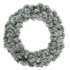 Kaemingk Imperial Christmas Snowy Wreath - Indoor - Green/White - dia 50cm