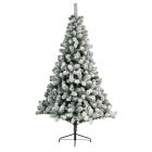 Kaemingk Imperial Pine Snowy Christmas Tree - Green/White - dia 81cm - H 120cm