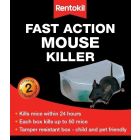 Rentokil - Fast Action Mouse Killer - Twin Pack