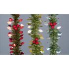 Premier Tinsel Garland & Holly 2.7m x 7cm