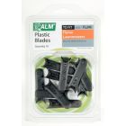 ALM - Plastic Blades -  with Small Half-Moon - Pack of 10