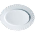 Luminarc - Trianon White Platter - 35 x 24cm Oval