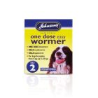 Johnsons Vet - One Dose Easy Wormer Size 2 - 2 x 500mg Tablets