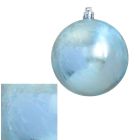 Davies Products Feather Christmas Tree Bauble 8cm - Ice