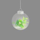 Davies Products Mistletoe & Snow Christmas Tree Bauble - 8cm