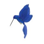 Davies Products Feather Hummingbird Christmas Tree Decoration - 19cm Navy