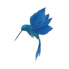 Davies Products Feather Hummingbird Christmas Tree Decoration - 19cm Kingfisher