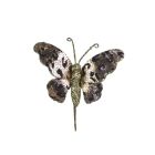 Davies Products Metallic Leopard Butterfly Pick Christmas Decoration - 11cm