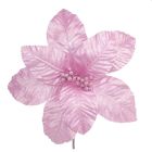 Davies Products Apx Disco Flower Christmas Decoration - 26cm Pink