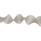 Davies Products 10cm Ruffle Ribbon Christmas Decoration - 2.7m Oyster