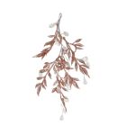 Davies Products Dainty Diamante Drop Christmas Tree Bauble  - 26cm Rose Gold