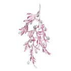 Davies Products Dainty Diamante Drop Christmas Tree Bauble - 26cm Blush