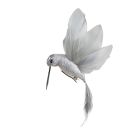 Davies Products Hummingbird Christmas Tree Decoration - 19cm  Silver