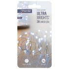 Premier Battery Operated Indoor White UltraBrights - 20 Large LED