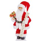 Standing Santa With Glasses - 30cm Red