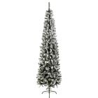 Premier Flocked Spruce Pine Christmas Tree - 2m