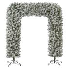 Premier Flocked Christmas Tree Arch - 2.4m