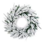 Premier Lapland Christmas Snowy Wreath - 50cm