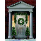 Premier Christmas Door Set, Tree, Wreath, Garland - Prelit