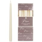 Price's Candles Venetian 10" Candle - White - Pack of 10