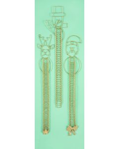 Premier Metal Christmas Card Holder - 79cm