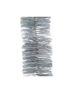 Kaemingk Christmas 4 Ply Tinsel Garland Silver Laser