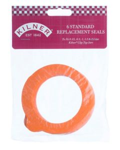 Kilner Replacement Rubber Seals - Orange