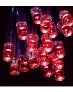 20 Bulb Red LED Lights - Battery Operated
