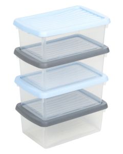 Wham Boxes And Lids 3.5L - 2 Assorted Colours