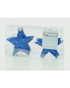 Glitter Stars - Midnight Blue 6 x 10cm