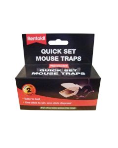 Rentokil - Quick Set Mouse Traps - Twin Pack