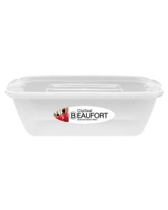 Beaufort Ultra Food Container Rectangular Clipped Lid