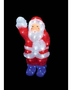 Acrylic Santa With 48 LEDs - 36cm