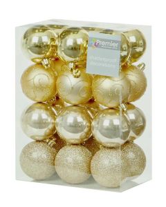 Multi Finish Balls - 24x60 Champagne Gold