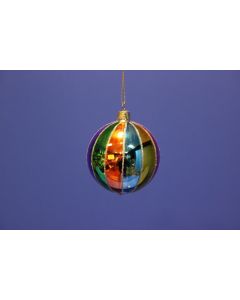 Rainbow Glass Ball - 8cm