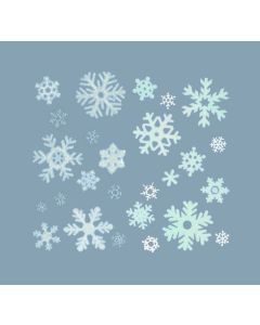 Snowflakes Window Sticker - 40cm
