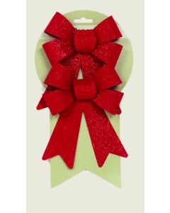 Premier Christmas Velvet Bows - 20x15 Red