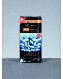 Multi Action Battery Operated TIMELIGHTS™ - 100 LED - Blue