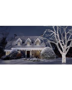 LED Connectable Lights - 300 Bulb Ice White