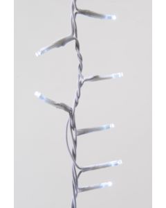Kaemingk LED Twinkle Compact Lights - 750 Bulb Cool White With White Cable