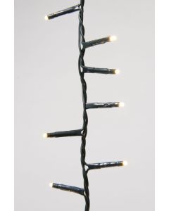 Kaemingk LED Twinkle Compact Lights - 1000 Bulb Warm White With Green Cable
