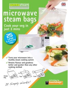 Toastabags quickasteam Microwave Steam Bags