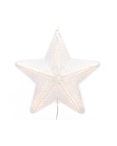 Kaemingk Outdoor LED PVC Star Christmas Decoration - 40cm