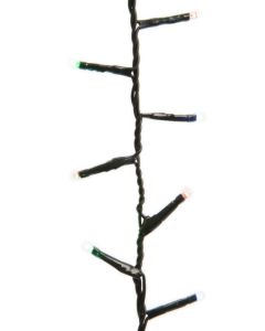 Kaemingk LED Compact Twinkle Lights 22.5m - 1000 Lights Multi Coloured With Green Cable