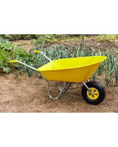 Ambassador - Boxed Wheelbarrow 85L - Yellow