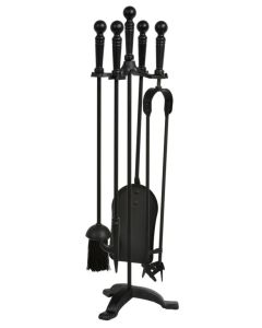 Hearth and Home All Black Companion Set 5 Piece