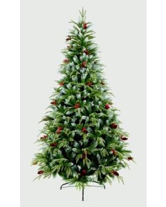 Premier Frosted Spruce Christmas Tree - 7ft